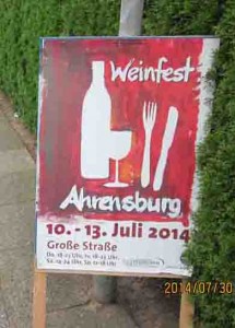 Schild Weinfest