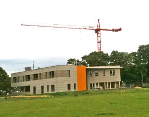 Das Peter-Rantzau-Haus im Bau – mit Steuergeldern finanziert