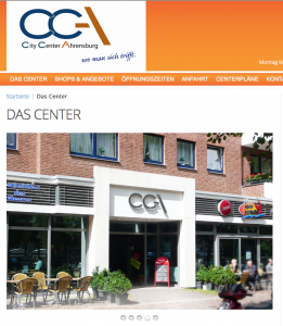 CCA: Homepage vom 1. 11. 2015