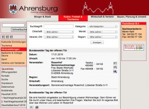 Ahrensburg wirbt für die Firma Rosenhof