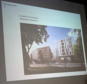Bereits geplanter Entwurf für den Lindenhof-Parkplatz