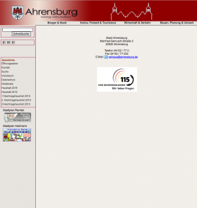 Homepage Ahrensburg: p!p!p! = primitiv! provinziell! peinlich! 