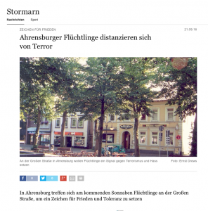 aus: Hamburger Abendblatt Stormarn online