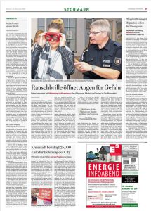 Aus Hamburger Abendblatt: Ellenlange Verteidigung (siehe Spalte links!) des Redaktionsleiters